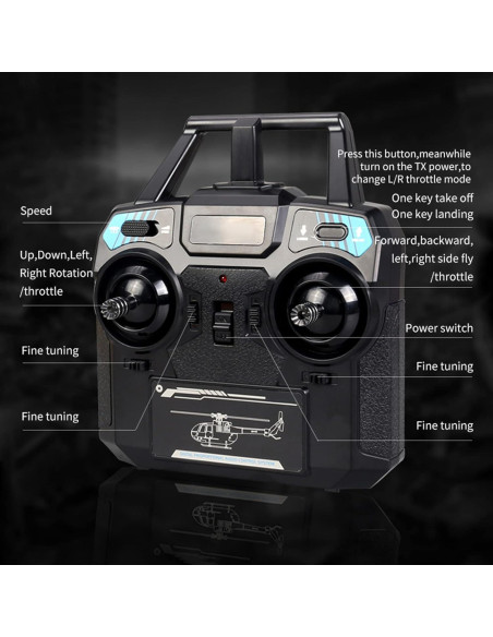 Helicóptero RC GoolRC C186 6 Ejes Estabilización Gyro