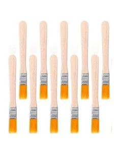 Set de 10 Pinceles Pequeños Luhaomisky 12.7 cm Cerda Suave