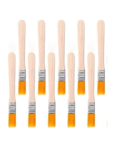 Set de 10 Pinceles Pequeños Luhaomisky 12.7 cm Cerda Suave