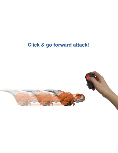 Juguete Dinosaurio Mattel Atrociraptor Rojo Interactivo