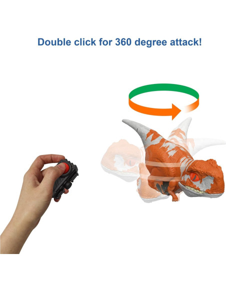 Juguete Dinosaurio Mattel Atrociraptor Rojo Interactivo