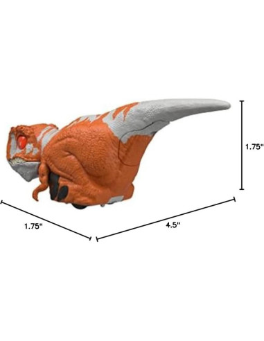 Juguete Dinosaurio Mattel Atrociraptor Rojo Interactivo