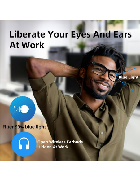 Gafas Inteligentes Bluetooth HJX GS05 Unisex Lentes Polarizados