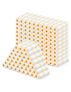 100 Fundas de Rodillo de Pintura Microfibra Leumoi 15.24 cm