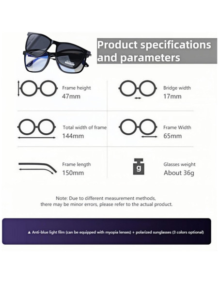 Gafas Inteligentes Bluetooth HJX GS05 Unisex Lentes Polarizados