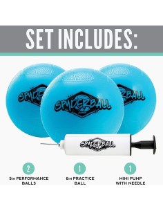Franklin Sports Paquete de Pelotas Spyderball - 3 Pelotas + Bomba 2