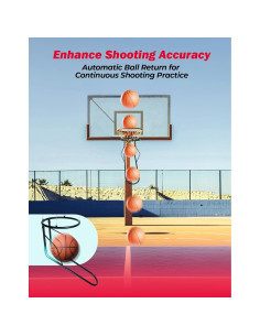 Rebotador de Baloncesto STELTUX para Aros de 45.72 cm 2