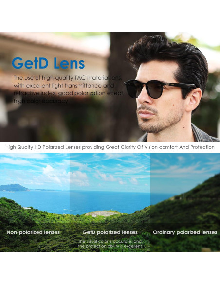 Gafas Inteligentes GetD con Bluetooth y Traducción AI