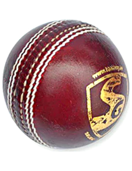 Bola de Cricket SG Campus de Cuero 180g - Roja - Club