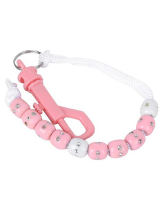 Contador de Puntuación Alomejor Rosa con Perlas y Clip