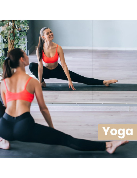 Espejo de Gimnasio Snowdool 121.9x60.9 cm 2 Piezas Vidrio Templado