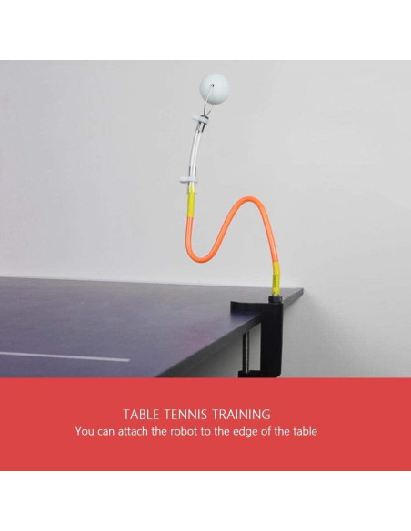 Robot Entrenador de Tenis de Mesa VGEBY con Clip Fijo