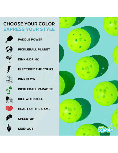 Estampador de Pickleball Dink Ink - Tinta Duradera y Fácil de Usar
