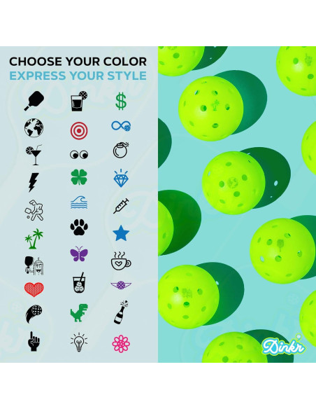 Estampador de Pickleball Dink Ink - Tinta Duradera y Fácil de Usar