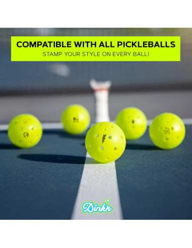 Estampador de Pickleball Dink Ink - Tinta Duradera y Fácil de Usar