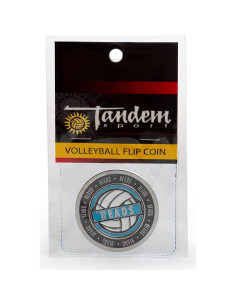 Moneda de Volibol Tandem Sport - Cara y Cruz - 3.81 cm 2