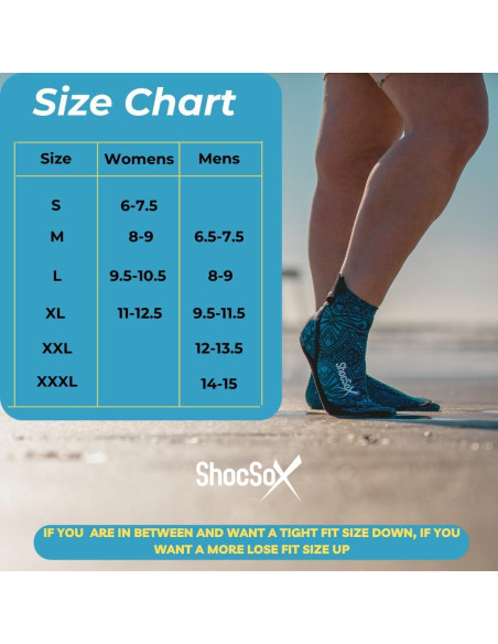 Calcetines de Voleibol de Playa ShocSox Talla Grande Azul