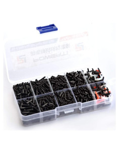 Grommets Universales Powerti para Raquetas de Badminton - Negro