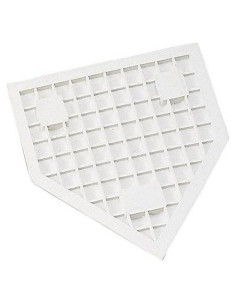 Placa de Casa de Goma Champion Sports 40.6x43.2x2.5cm Blanca