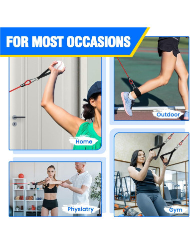 Banda de Resistencia JWHOO para Béisbol - 16 Piezas, 5 Niveles