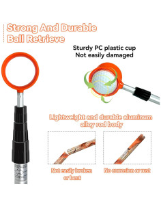 Recuperador de Pelotas de Golf Telescópico SPEENSUN 3.66 m 2