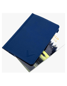 Soporte de Tarjeta de Puntuación Callaway Cuero Bi-Fold Azul Marino