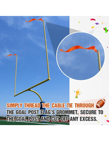 Set de 4 Banderas Direccionales de Viento Mepase 107x10 cm