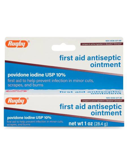 Ungüento Antiséptico Rugby Povidona Yodada 10% 28.35 g
