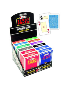 Barajas de Poker Modiano 3005468 Jumbo Index 100% Plástico