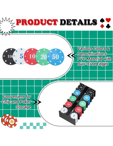 Juego de Póker Texas Holdem JolliLudo 200 Fichas y Accesorios