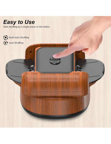 Barajador Automático de Cartas Joymanic para 2 Barajas - Silencioso y Portátil