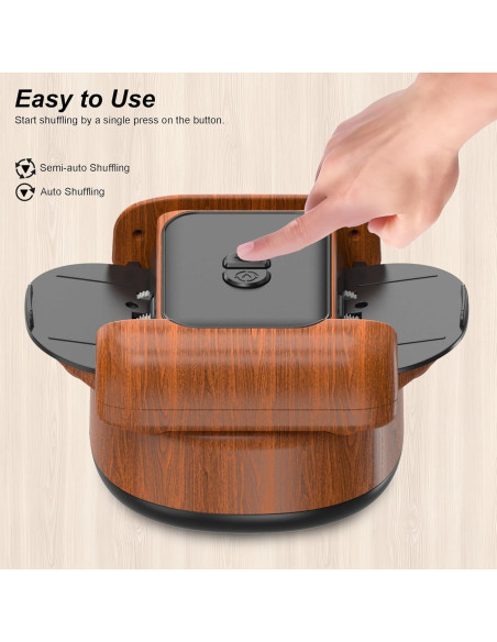 Barajador Automático de Cartas Joymanic para 2 Barajas - Silencioso y Portátil