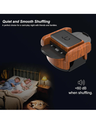 Barajador Automático de Cartas Joymanic para 2 Barajas - Silencioso y Portátil