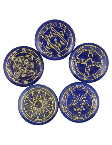 Conjunto de Runas de Cristal Sanador Rockcloud 5 Pcs 30mm