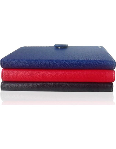 Funda de Libro de Cuero PU Azul para Lector de Ebook 6"