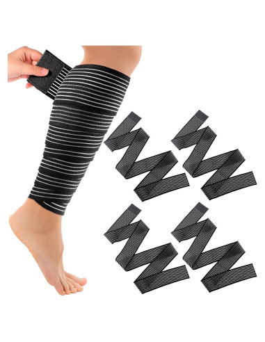 Venda de Compresión Syhood para Pierna 180 cm - 4 Piezas