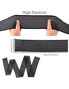 Venda de Compresión Syhood para Pierna 180 cm - 4 Piezas 2