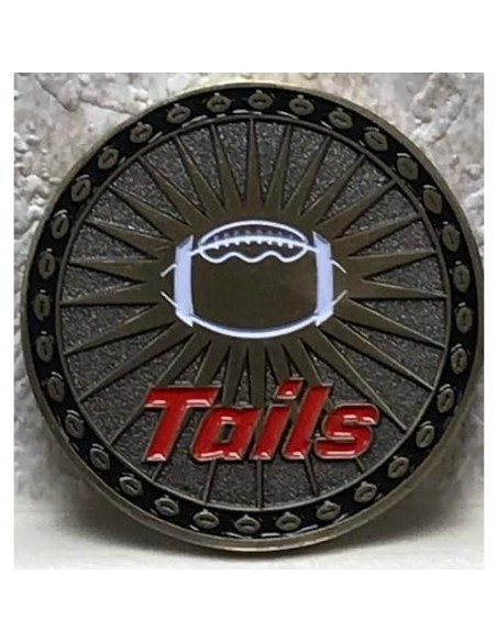 Moneda de Lanzamiento de Fútbol Genérico Doble Cara 3.81 cm