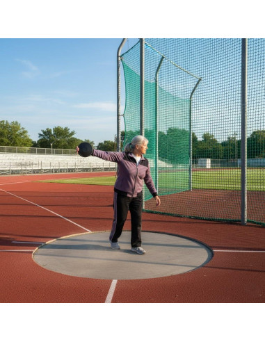 Disco de Goma Negro PORT A PIT 1 kg Económico Escolar