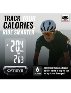 Computadora Inalámbrica CATEYE Urbana - Velocímetro y Odómetro 2