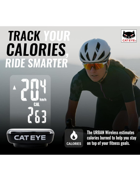 Computadora Inalámbrica CATEYE Urbana - Velocímetro y Odómetro
