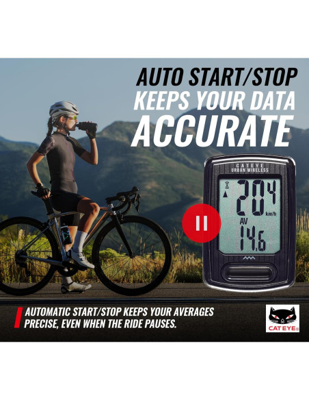 Computadora Inalámbrica CATEYE Urbana - Velocímetro y Odómetro