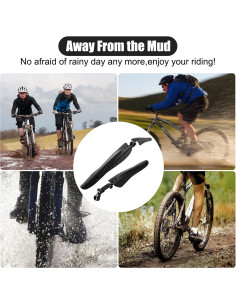 Juego de Guardabarros Ajustables Cooryda para Bicicleta MTB 2