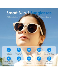 Gafas de sol inteligentes GetD con traducción AI y Bluetooth 2
