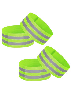 Bandas Reflectantes VVS 4 Pcs para Ciclismo y Correr