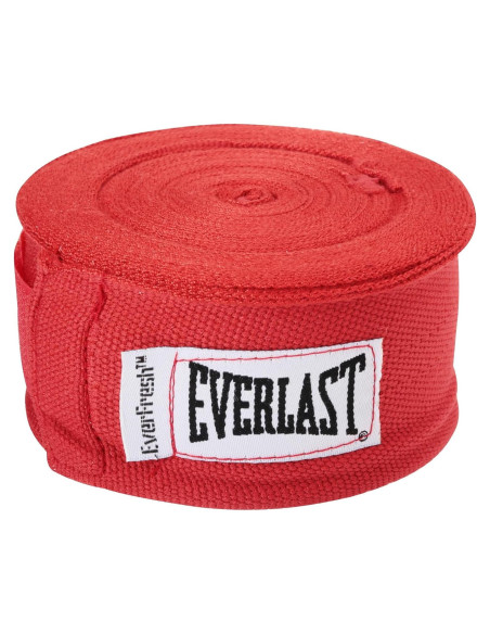 Vendas para Boxeo Everlast 180 cm Rojo - Nylon/Poliéster