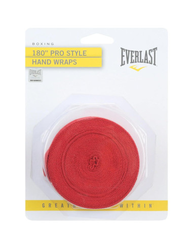Vendas para Boxeo Everlast 180 cm Rojo - Nylon/Poliéster