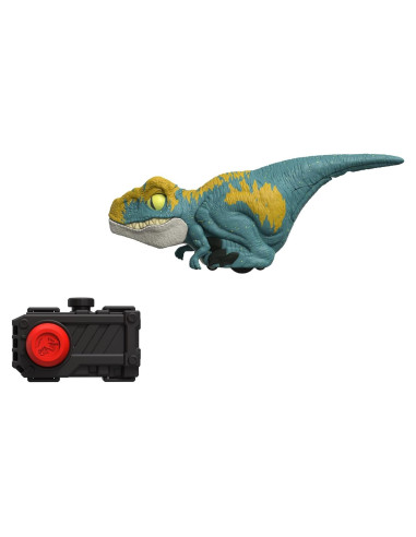 Juguete Dinosaurio Mattel Velociraptor Blue 15 cm con Sonido