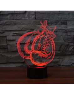 Lámpara de Noche 3D Guantes de Boxeo LED USB Control Remoto 2