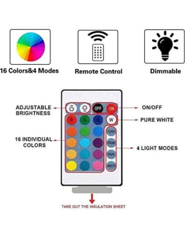 Lámpara de Noche 3D Guantes de Boxeo LED USB Control Remoto